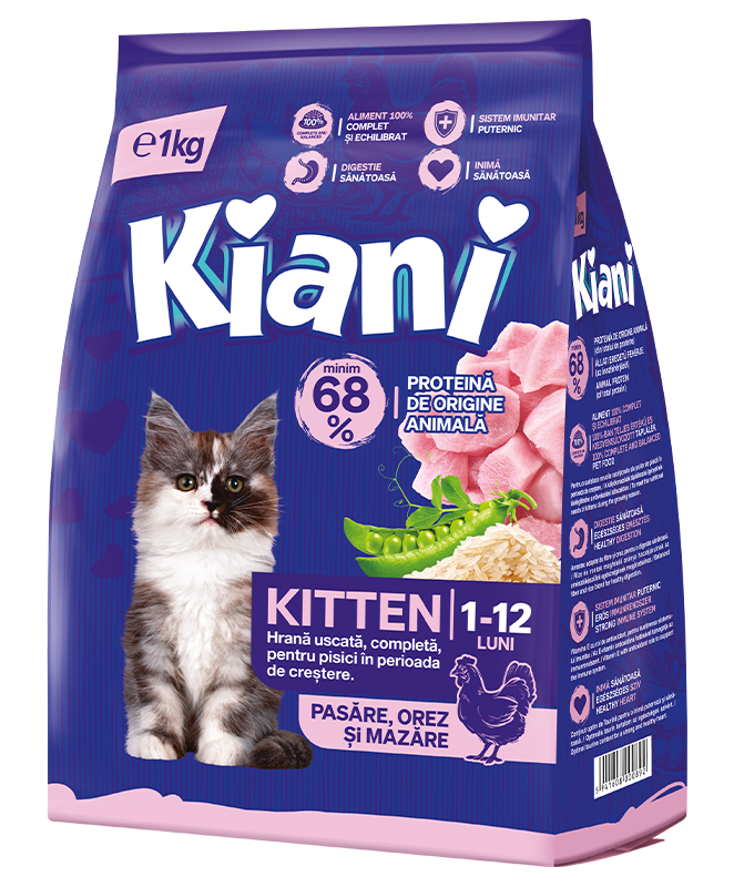 KIANI Kitten with POULTRY and PEAS  (1–12 months)